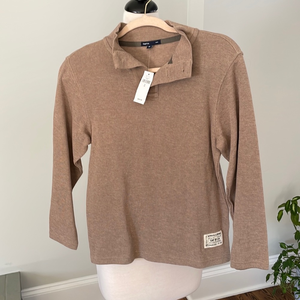 Boys net long sleeve top